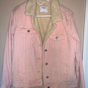 Pink corduroy jacket